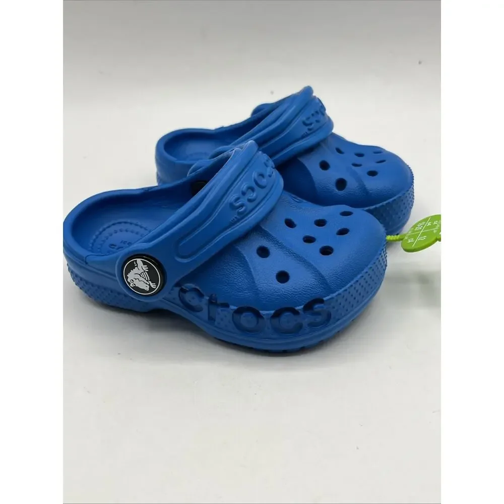 Crocs Unisex Toddler Baby Child Baya Clogs Blue Size US 4C NWT